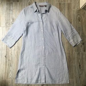 Kenar Light Blue Shirt Dress